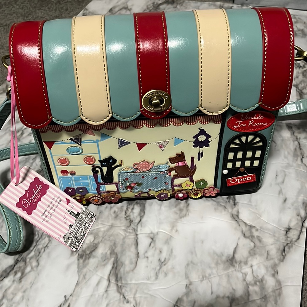New Vendula London Tea Room handbag.